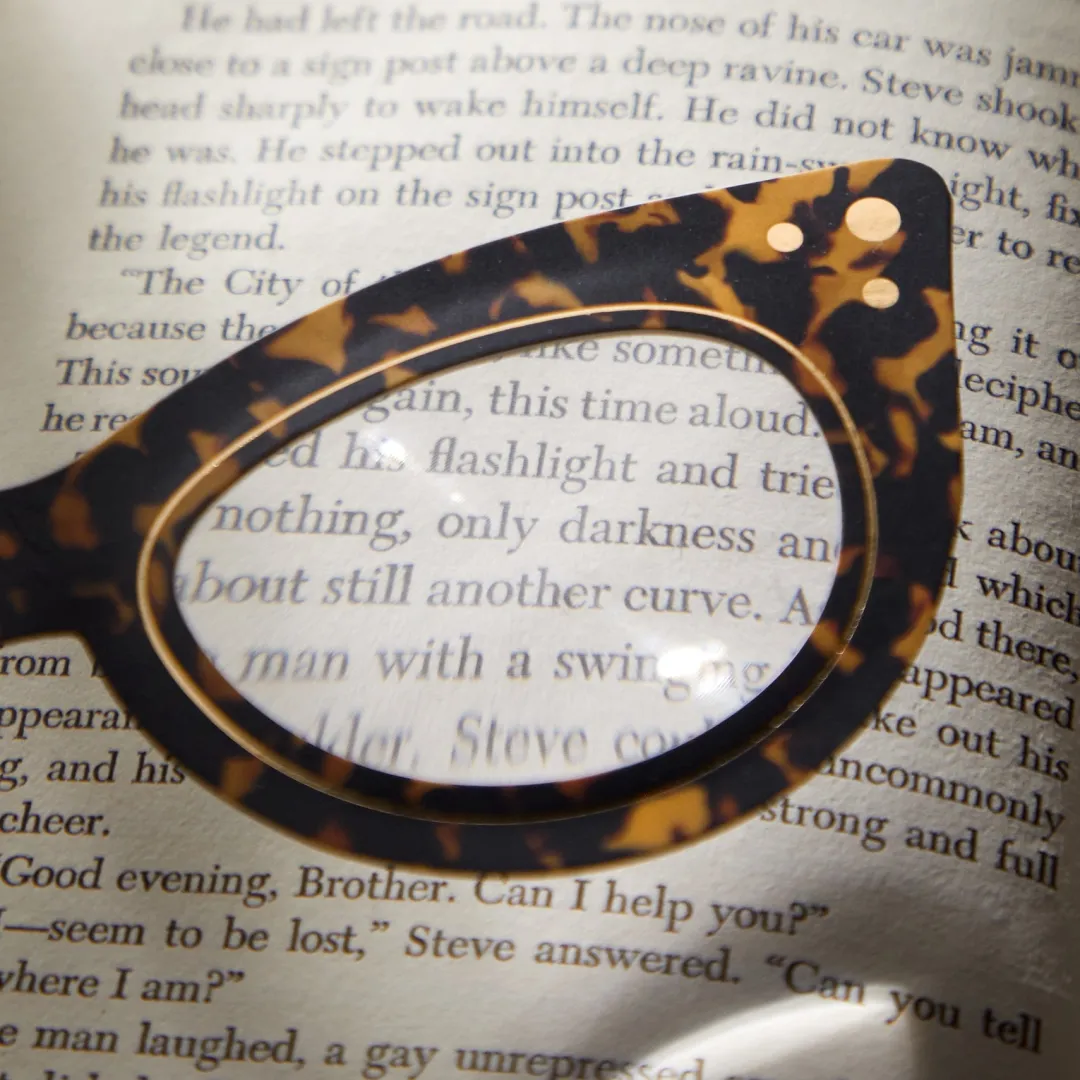 Galison Cat Eye Readers Bookmark with Magnifier