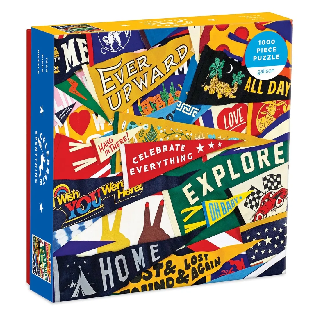 Galison Celebrate Everything 1000 Piece Jigsaw Puzzle