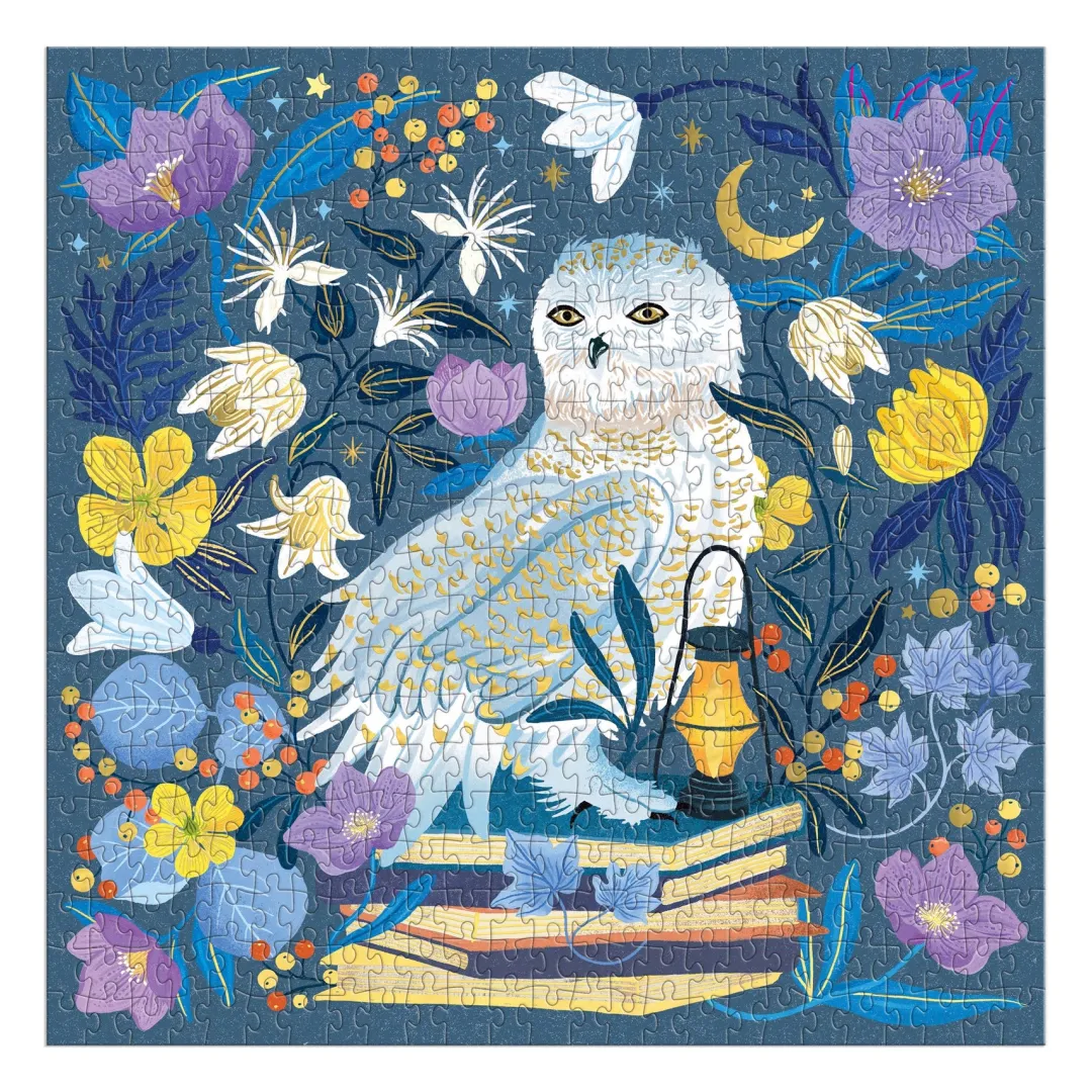 Galison Celestial Owl 500 Piece Foil Puzzle