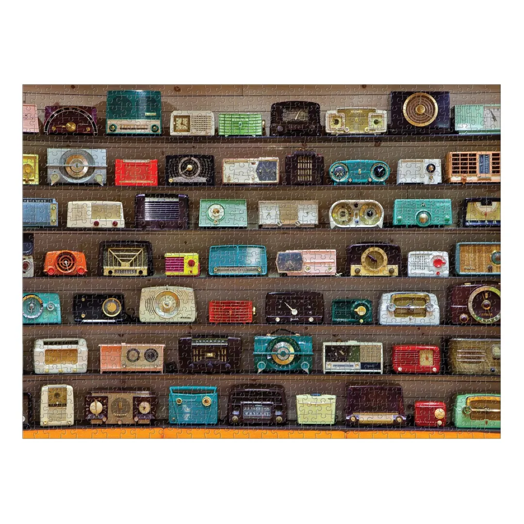 Galison Chihuly Vintage Radios 1000 Piece Jigsaw Puzzle