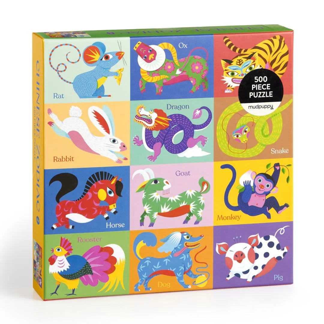 Galison Chinese Zodiac 500 Piece Puzzle