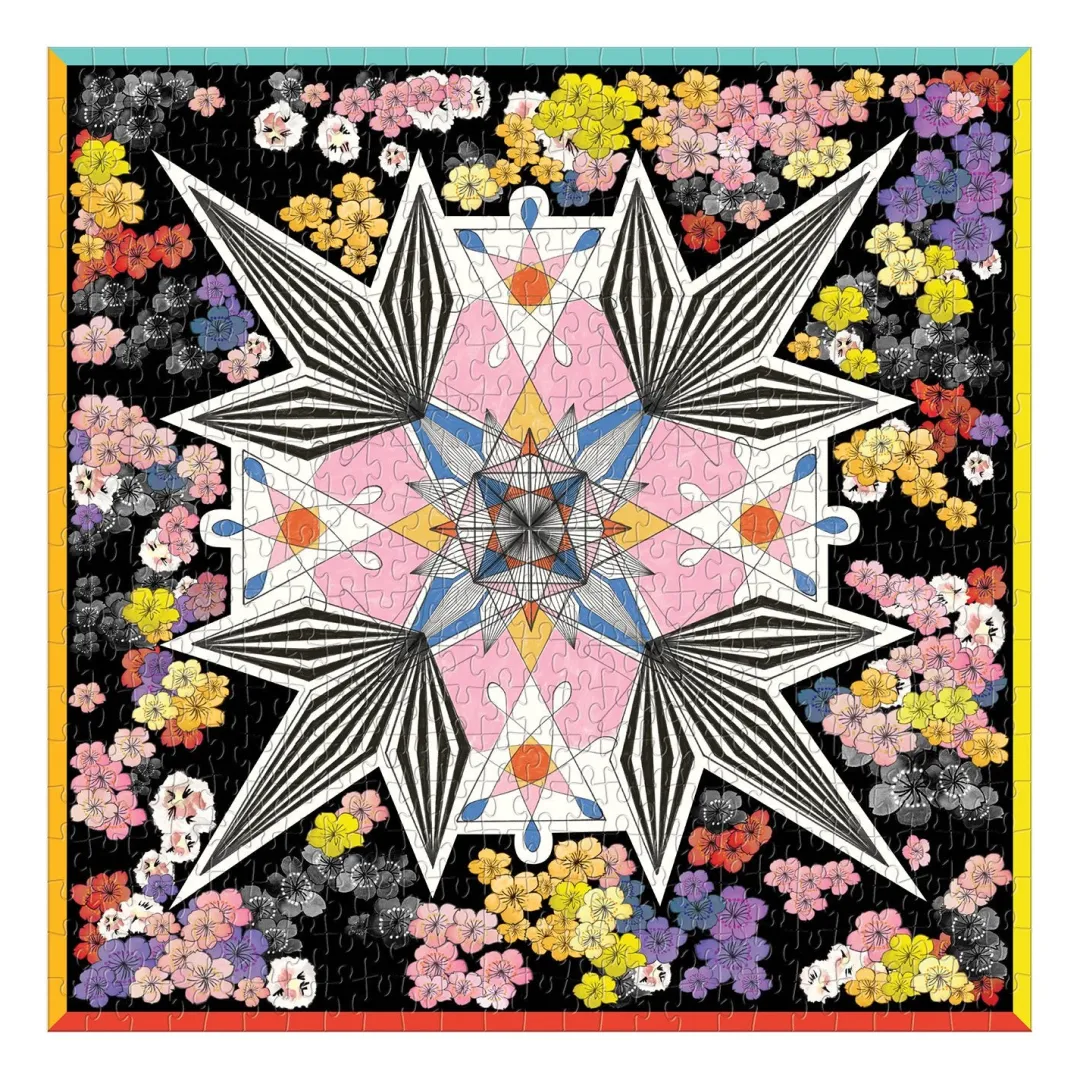 Galison Christian Lacroix Flowers Galaxy Double-Sided 500 Piece Jigsaw Puzzle