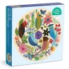 Galison Circle of Avian Friends 1000 Piece Round Puzzle
