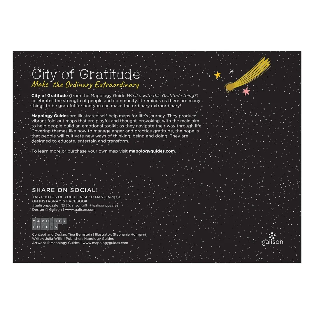 Galison City of Gratitude 1000 Piece Jigsaw Puzzle