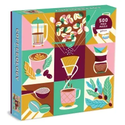 Galison Coffeeology 500 Piece Jigsaw Puzzle