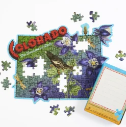 Galison Colorado Mini Shaped Puzzle
