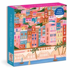 Galison Colors Of The French Riviera 1000 Piece Puzzle in Square Box