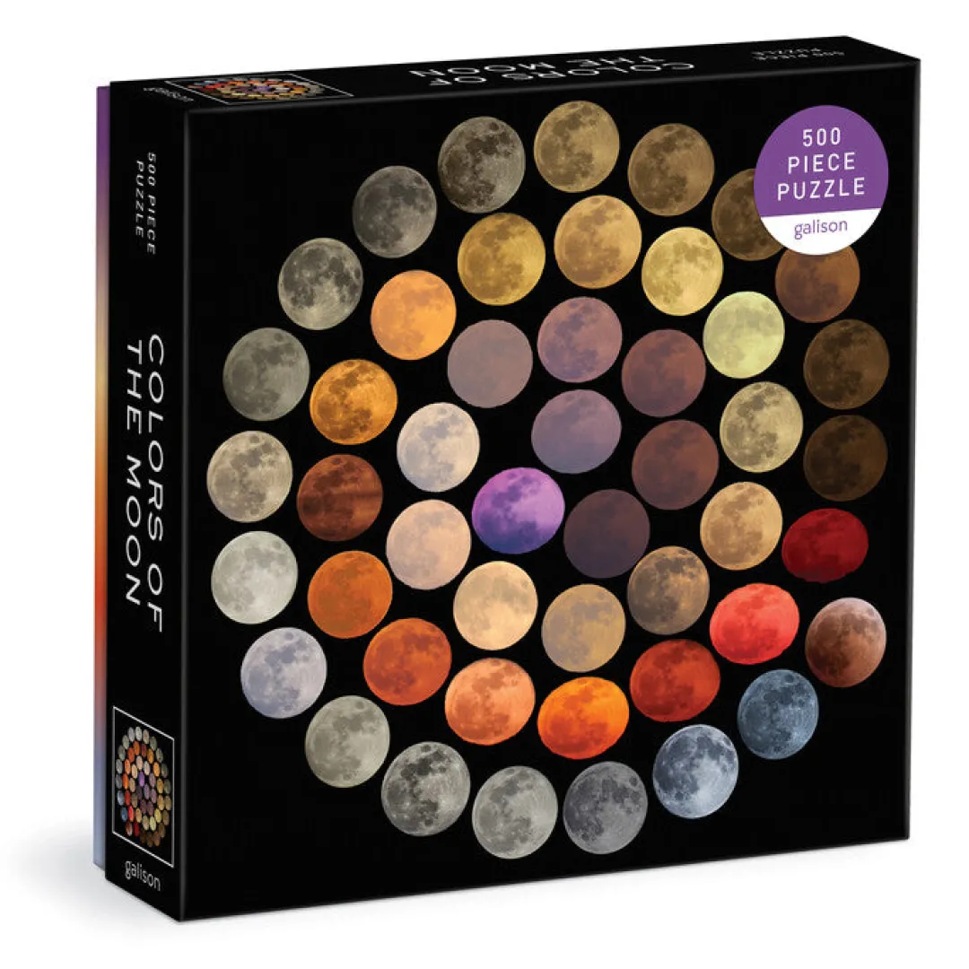 Galison Colors of the Moon 500 Piece Puzzle