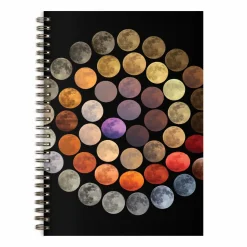 Galison Colors of the Moon Wire-O Journal