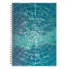 Galison Constellation Grid 7 x 10" Wire-O Journal