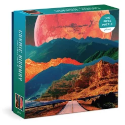 Galison Cosmic Highway 1000 Piece Puzzle in a Square Box