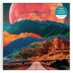 Galison Cosmic Highway 1000 Piece Puzzle in a Square Box