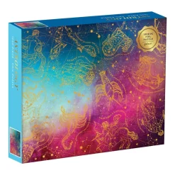 Galison Cosmos Astrology 1000 Piece Foil Jigsaw Puzzle
