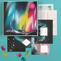 Galison Cosmos Cosmic Lights 500 Piece Jigsaw Puzzle
