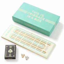 Galison Cribbage In A Box Cribbage Game Set