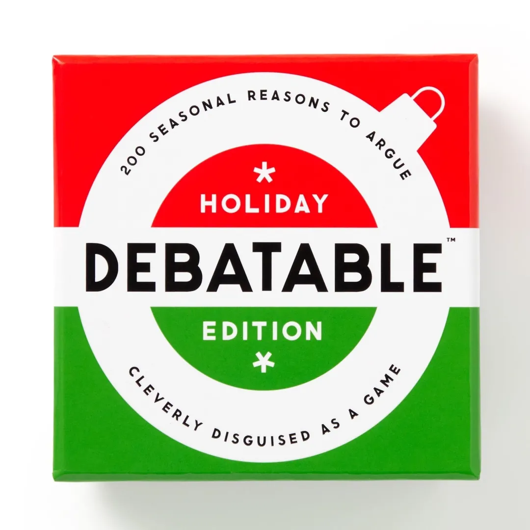 Galison Debatable Holiday Edition Social Game