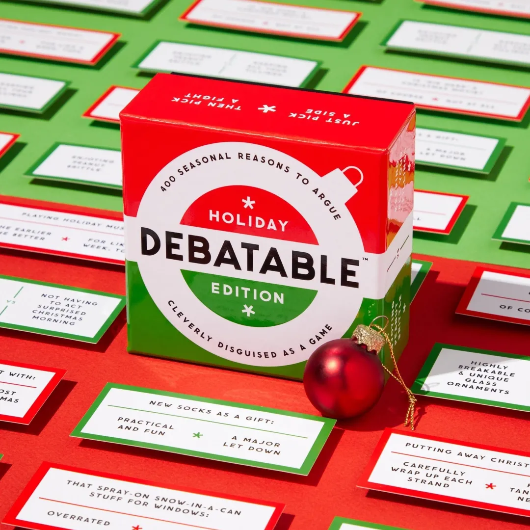Galison Debatable Holiday Edition Social Game