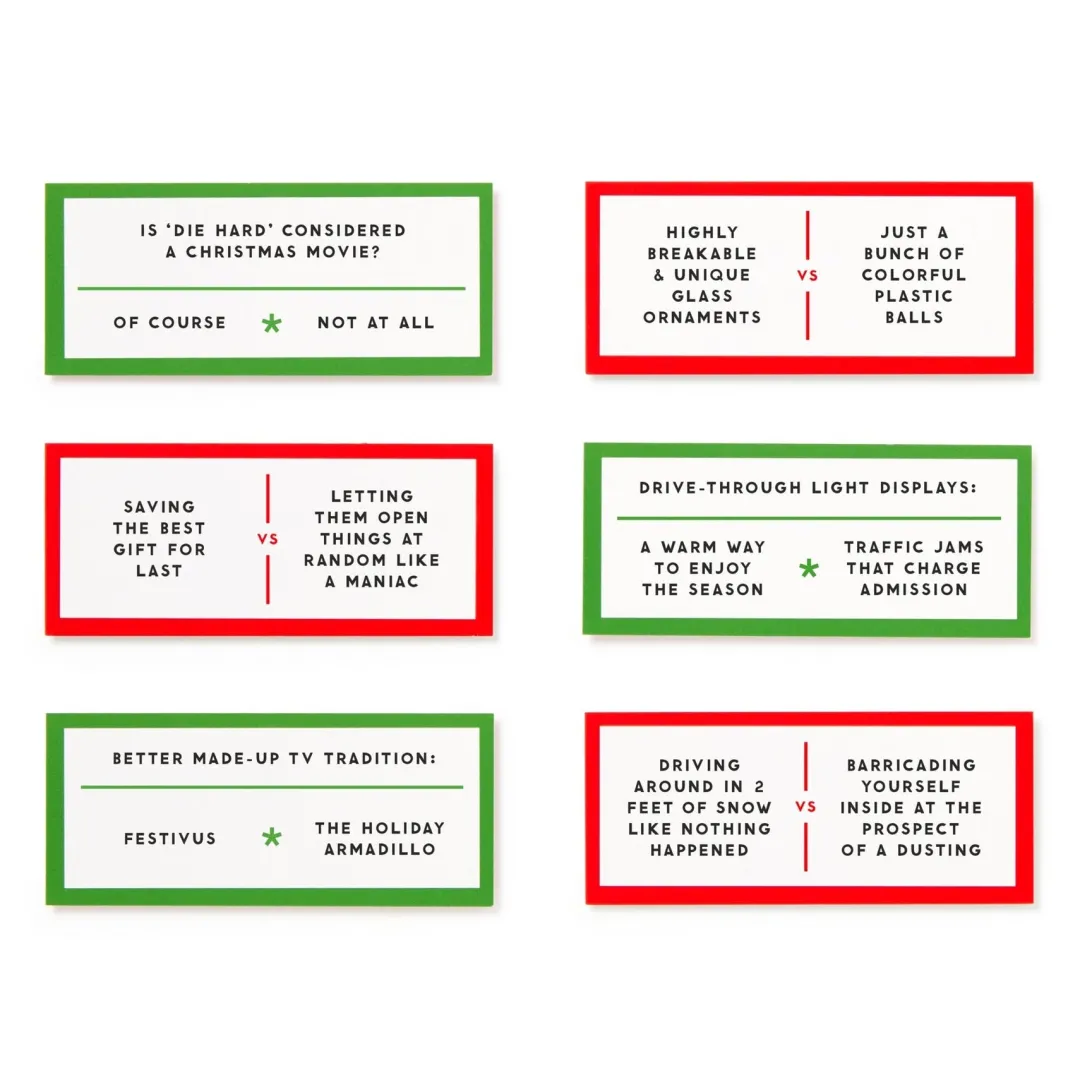 Galison Debatable Holiday Edition Social Game