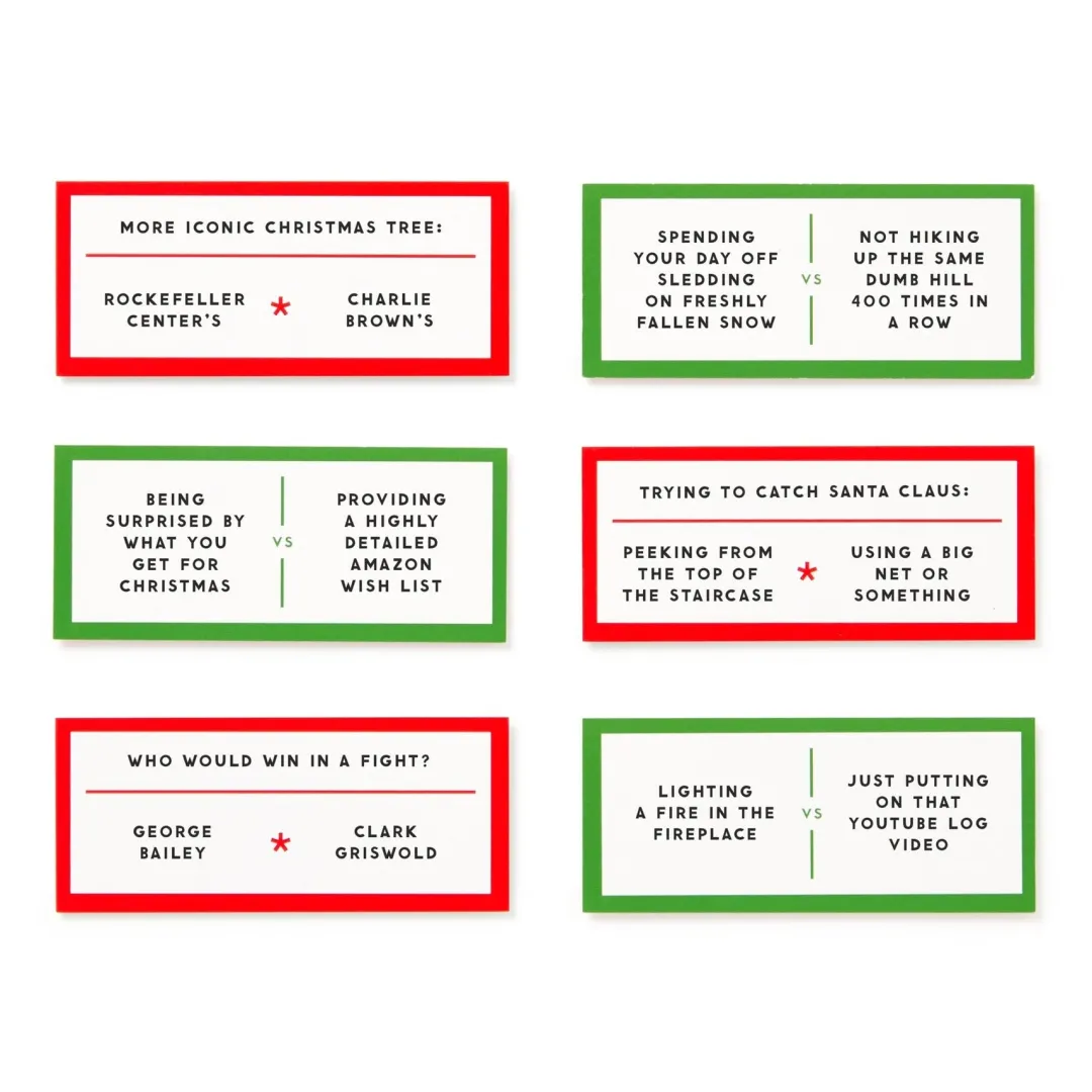 Galison Debatable Holiday Edition Social Game