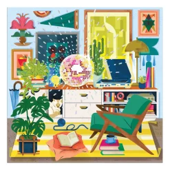 Galison Disco Life 500 Piece Foil Puzzle
