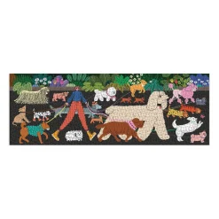Galison Dog Walk 1000 Piece Panoramic Jigsaw Puzzle