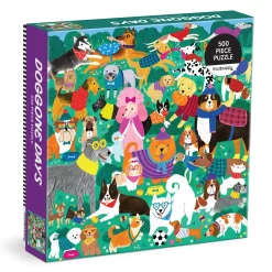 Galison Doggone Days 500 Piece Family Puzzle