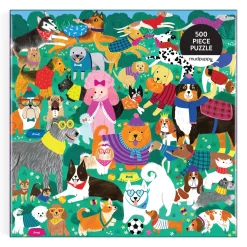 Galison Doggone Days 500 Piece Family Puzzle