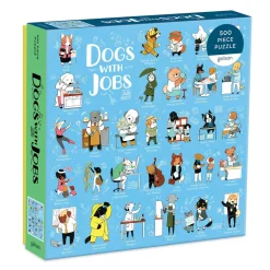 Galison Dogs With Jobs 500 Piece Jigsaw Puzzle