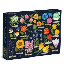 Galison Edible Flowers 1000 Piece Jigsaw Puzzle
