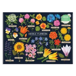 Galison Edible Flowers 1000 Piece Jigsaw Puzzle