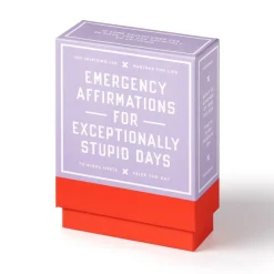 Galison Emergency Affirmations for Exceptionally Stupid Days Card Deck