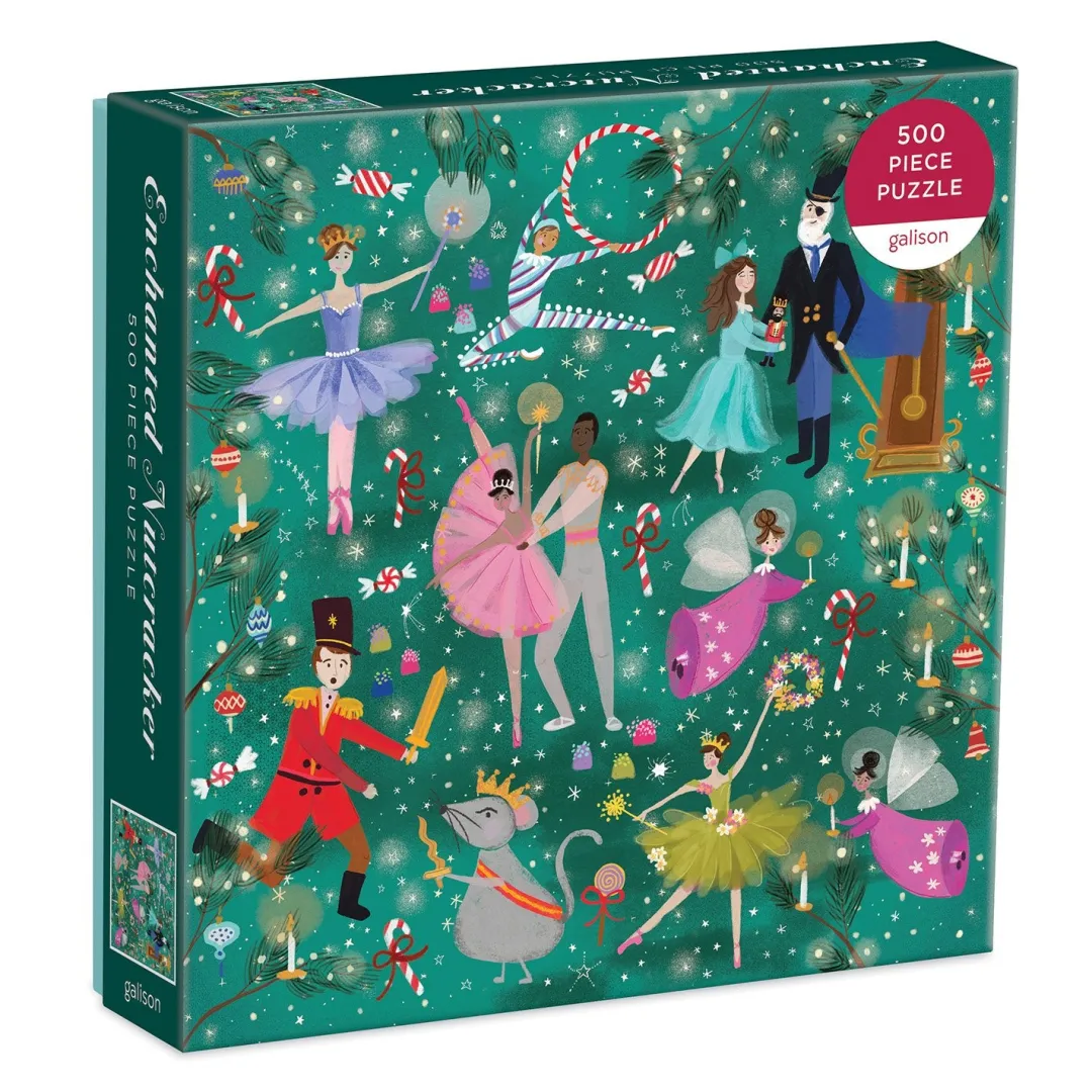 Galison Enchanted Nutcracker 500 Piece Jigsaw Puzzle