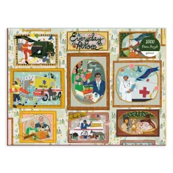 Galison Everyday Heroes 1000 Piece Jigsaw Puzzle