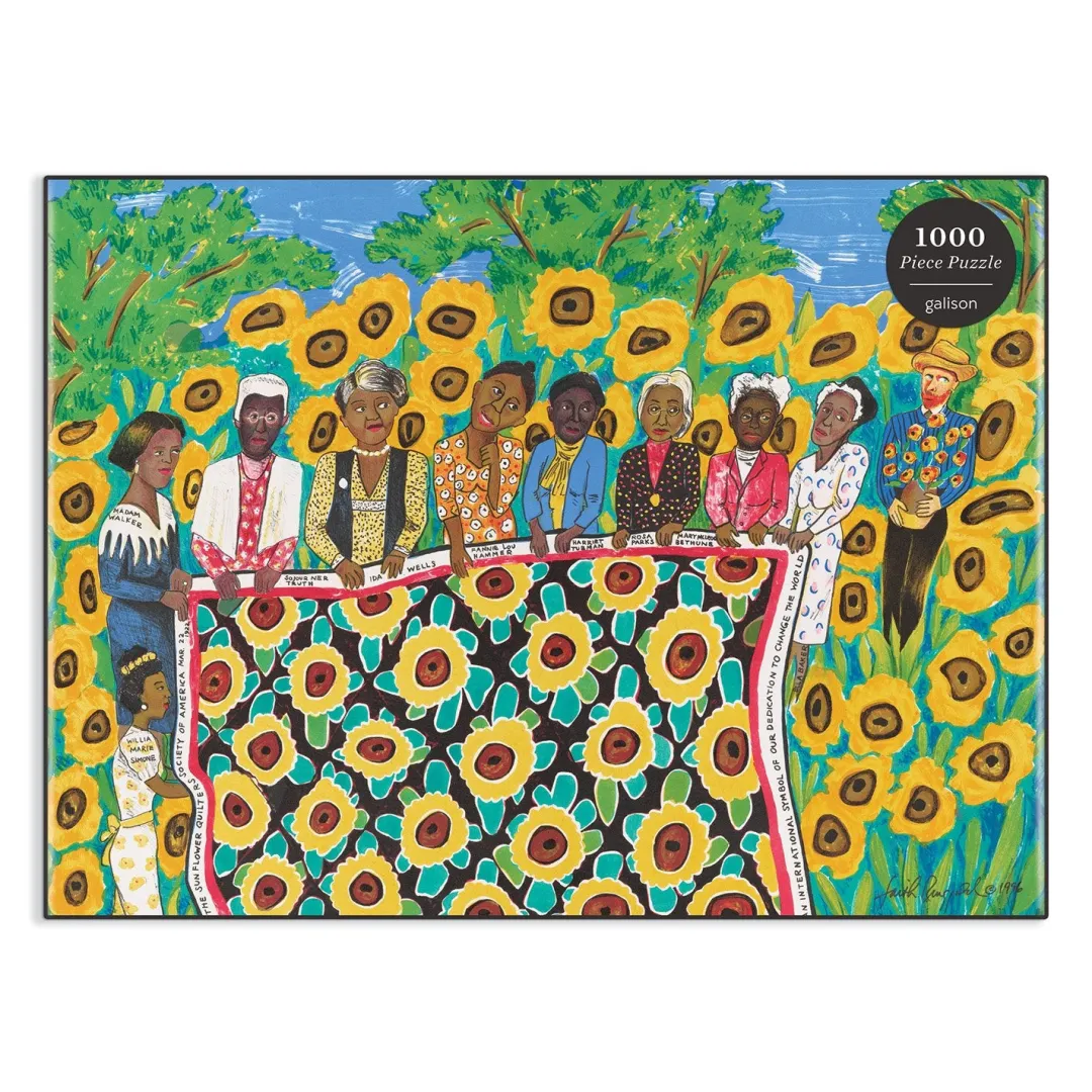 Galison Faith Ringgold The Sunflower Quilting Bee at Arles 1000 Piece Jigsaw Puzzle
