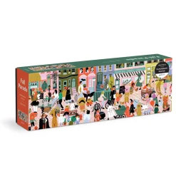 Galison Fall Halloween Parade 1000 Piece Panoramic Puzzle