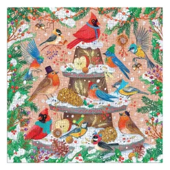 Galison Festive Feathers 500 Piece Foil Puzzle