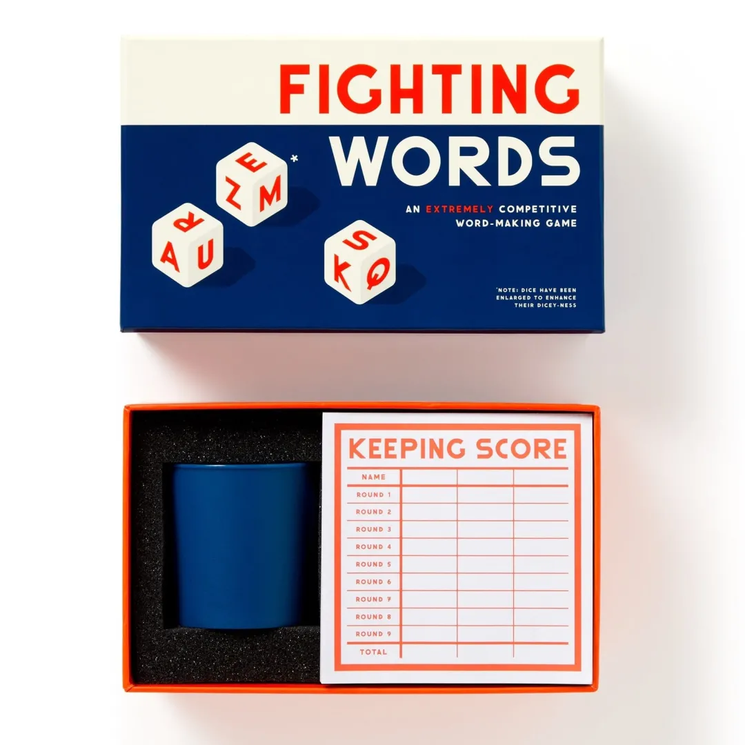 Galison Fighting Words Dice Game