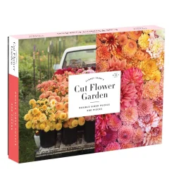 Galison Floret Farm's Cut Flower Garden Double-Sided 500 Piece Jigsaw Puzzle