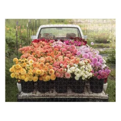 Galison Floret Farm's Cut Flower Garden Double-Sided 500 Piece Jigsaw Puzzle
