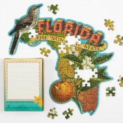 Galison Florida Mini Shaped Jigsaw Puzzle