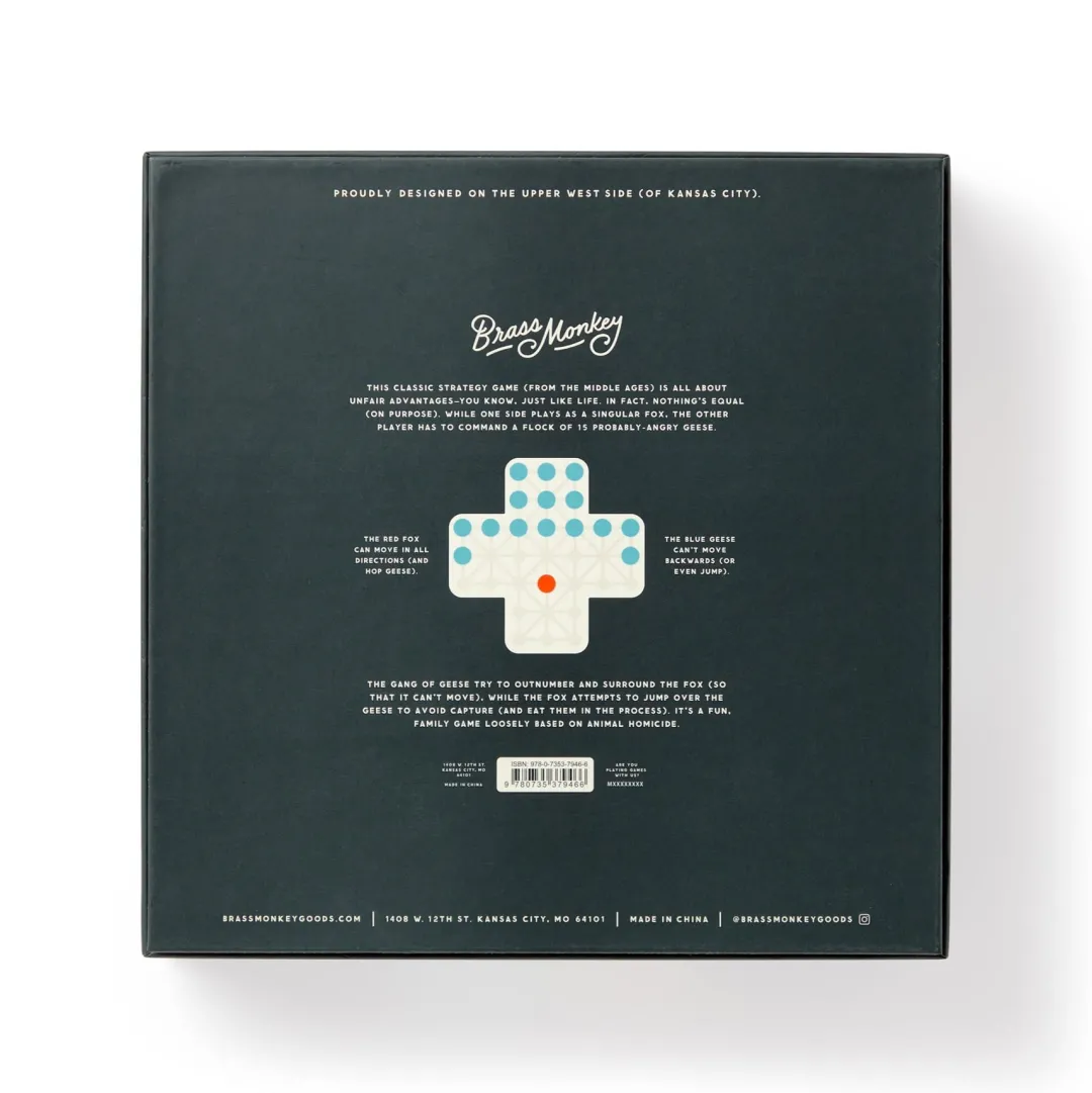 Galison Fox & Geese Game Set
