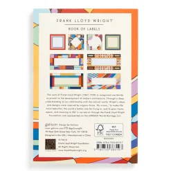 Galison Frank Lloyd Wright Book of Labels
