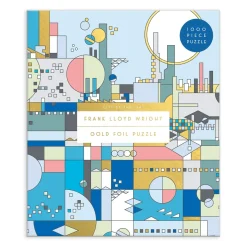 Galison Frank Lloyd Wright City By The Sea 1000 Piece Foil Puzzle