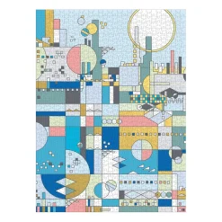 Galison Frank Lloyd Wright City By The Sea 1000 Piece Foil Puzzle