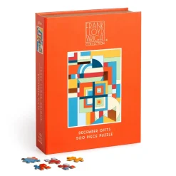 Galison Frank Lloyd Wright December Gifts 500 Piece Book Puzzle