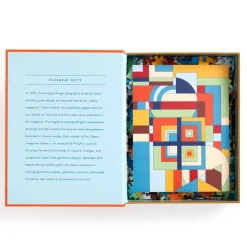 Galison Frank Lloyd Wright December Gifts 500 Piece Book Puzzle