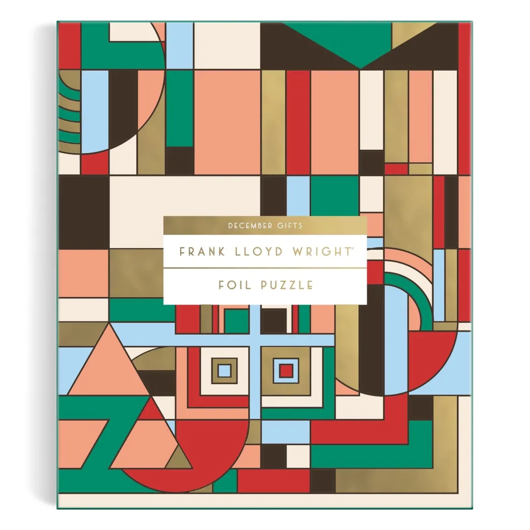 Galison Frank Lloyd Wright December Gifts 1000 Piece Foil Puzzle