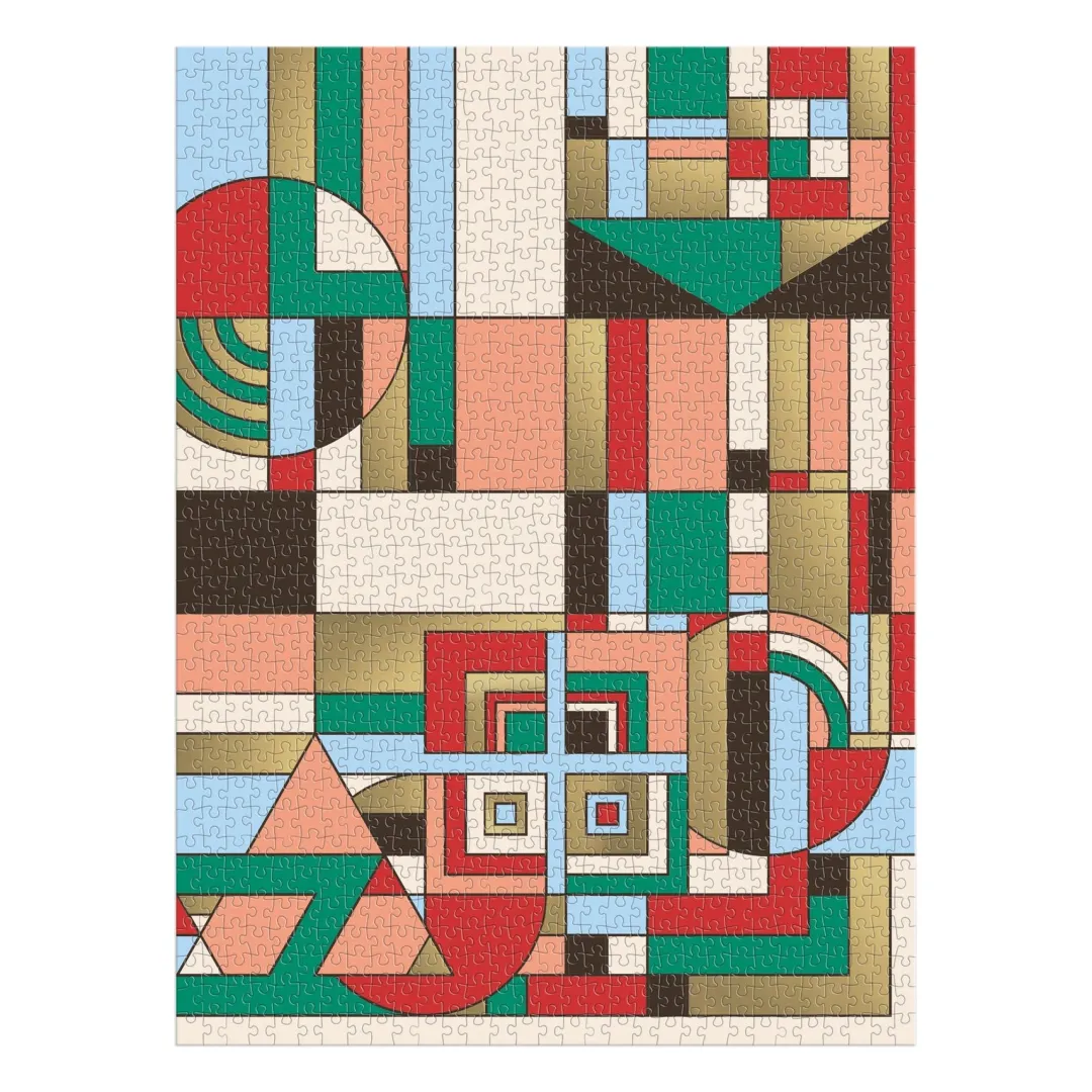 Galison Frank Lloyd Wright December Gifts 1000 Piece Foil Puzzle