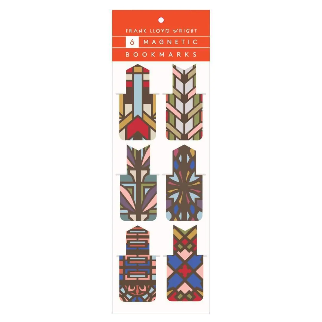 Galison Frank Lloyd Wright Designs Magnetic Bookmark Set
