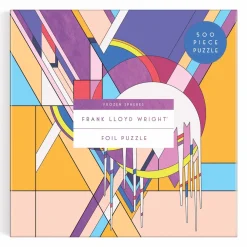 Galison Frank Lloyd Wright Frozen Spheres 500 Piece Foil Puzzle